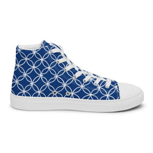 Load image into Gallery viewer, COBALT Women’s high top canvas shoes