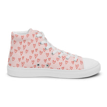 Load image into Gallery viewer, ALL HEART Women’s high top canvas shoes