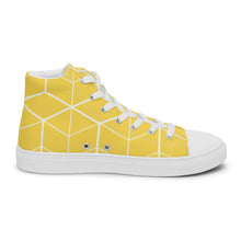Load image into Gallery viewer, MODERN LINES Women’s high top canvas shoes