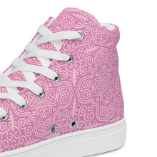 Load image into Gallery viewer, MEDALLION Women’s high top canvas shoes