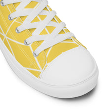 Load image into Gallery viewer, MODERN LINES Women’s high top canvas shoes