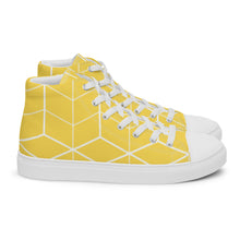 Load image into Gallery viewer, MODERN LINES Women’s high top canvas shoes