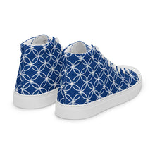 Load image into Gallery viewer, COBALT Women’s high top canvas shoes