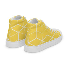 Load image into Gallery viewer, MODERN LINES Women’s high top canvas shoes