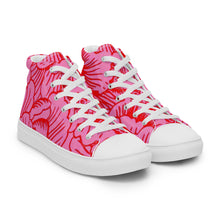 Load image into Gallery viewer, THE ROSE Women’s high top canvas shoes
