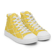 Load image into Gallery viewer, MODERN LINES Women’s high top canvas shoes