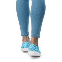 Load image into Gallery viewer, OCEAN BLUE Women’s slip-on canvas shoes