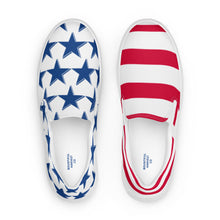 Load image into Gallery viewer, STARS AND STRIPES Women’s slip-on canvas shoes