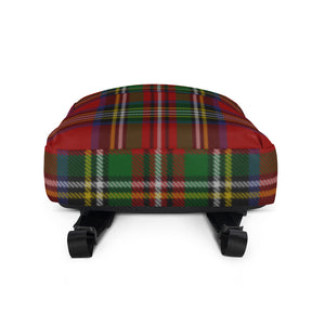 ROYAL RED TARTAN PLAID Backpack