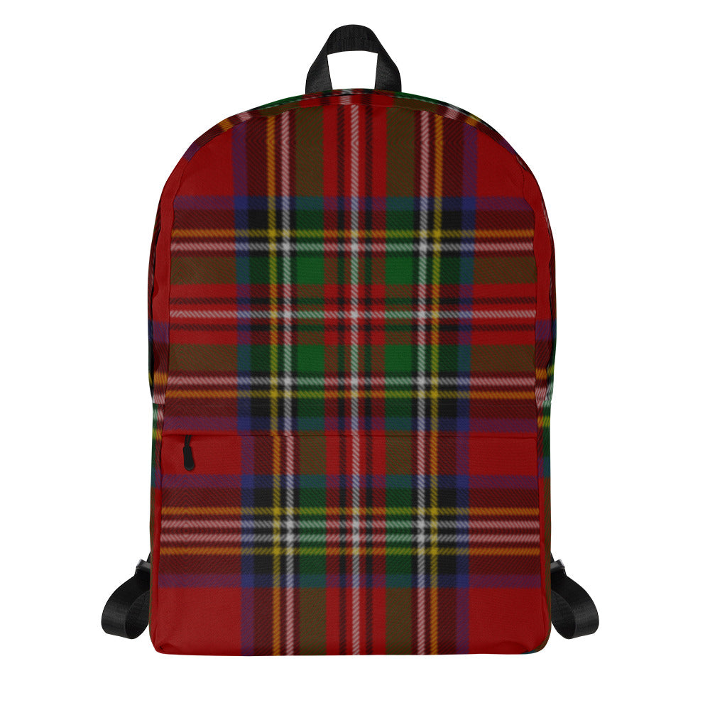 ROYAL RED TARTAN PLAID Backpack