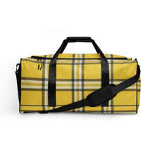 Load image into Gallery viewer, YELLOW TARTAN PLAID Duffle bag
