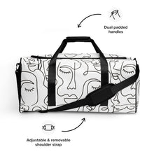 Load image into Gallery viewer, MODERN FACES Duffle bag
