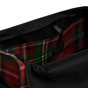 ROYAL RED TARTAN PLAID Duffle bag