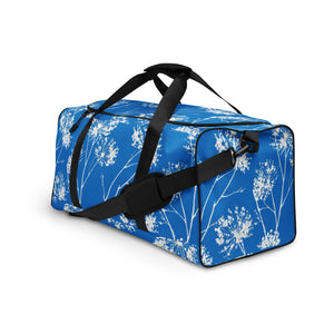 BLUE AND WHITE FLORAL Duffle bag