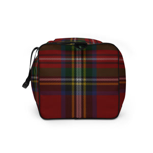 ROYAL RED TARTAN PLAID Duffle bag