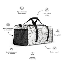 Load image into Gallery viewer, MODERN FACES Duffle bag
