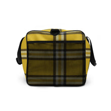 Load image into Gallery viewer, YELLOW TARTAN PLAID Duffle bag
