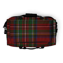 Load image into Gallery viewer, ROYAL RED TARTAN PLAID Duffle bag
