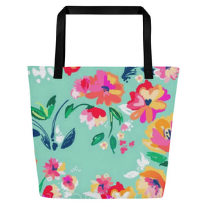 ESTEE All-Over Print Large Tote Bag