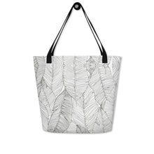 Load image into Gallery viewer, BANANA LEAF All-Over Print Large Tote Bag
