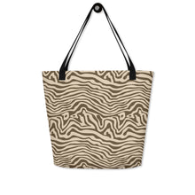 Load image into Gallery viewer, ANIMAL PRINT All-Over Print Large Tote Bag
