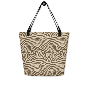 ANIMAL PRINT All-Over Print Large Tote Bag