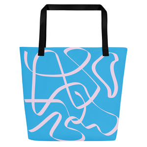 MODERN ART All-Over Print Large Tote Bag