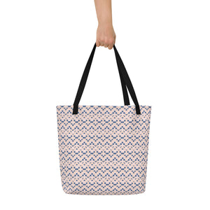 ALEXIS All-Over Print Large Tote Bag