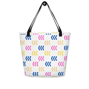 ARROWS All-Over Print Large Tote Bag