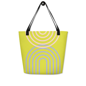 METRO All-Over Print Large Tote Bag