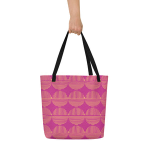 SOHO All-Over Print Large Tote Bag