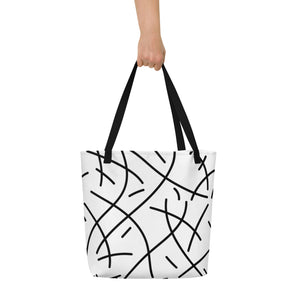 VOGUE All-Over Print Large Tote Bag