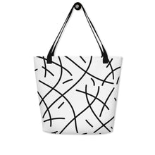 Load image into Gallery viewer, VOGUE All-Over Print Large Tote Bag
