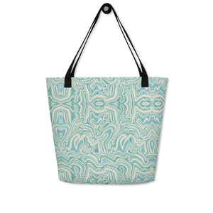 GEO All-Over Print Large Tote Bag