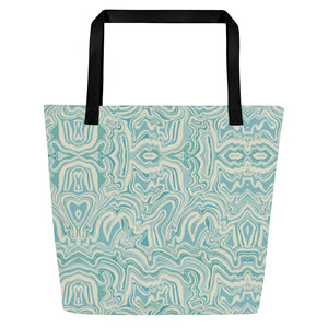 GEO All-Over Print Large Tote Bag