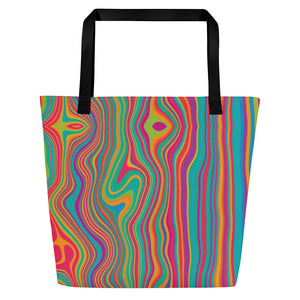 CALI All-Over Print Large Tote Bag