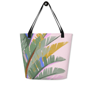 TROPICAL All-Over Print Large Tote Bag