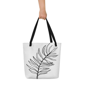 PALM All-Over Print Large Tote Bag