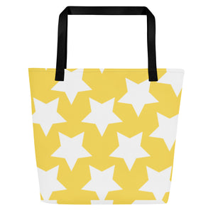 STARS All-Over Print Large Tote Bag