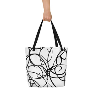 MODERN ART All-Over Print Large Tote Bag