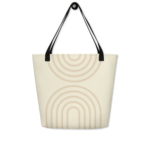 METRO All-Over Print Large Tote Bag