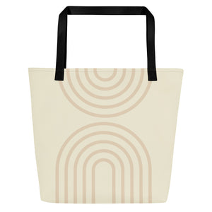 METRO All-Over Print Large Tote Bag