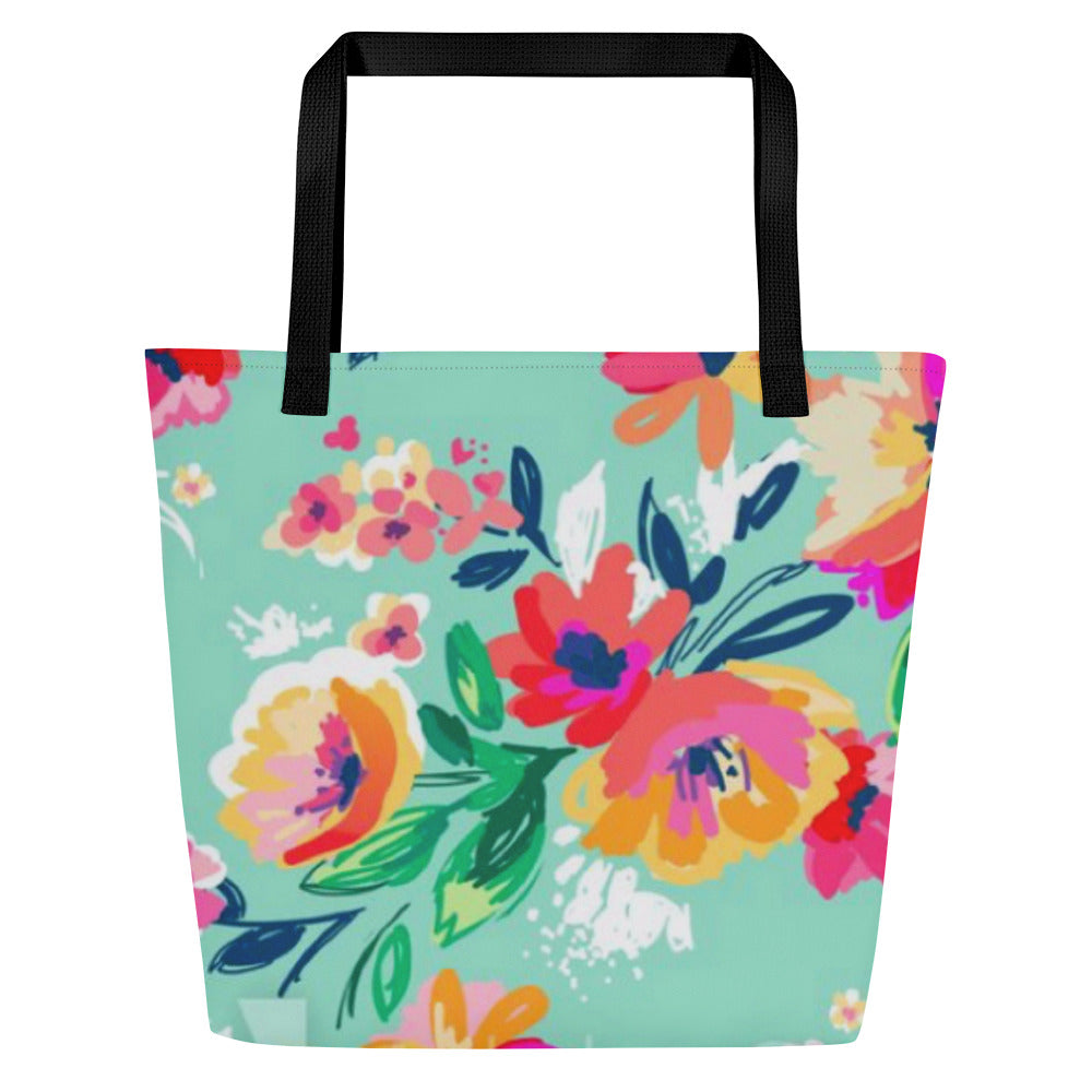 ESTEE All-Over Print Large Tote Bag