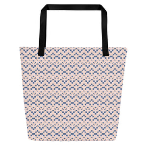 ALEXIS All-Over Print Large Tote Bag