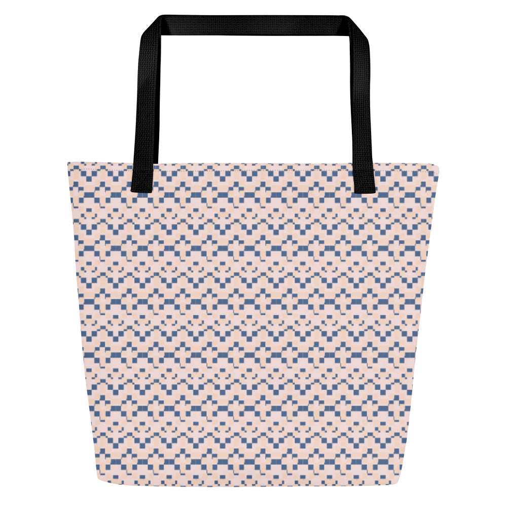 ALEXIS All-Over Print Large Tote Bag