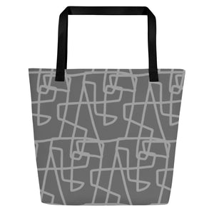 JUNCTION All-Over Print Large Tote Bag