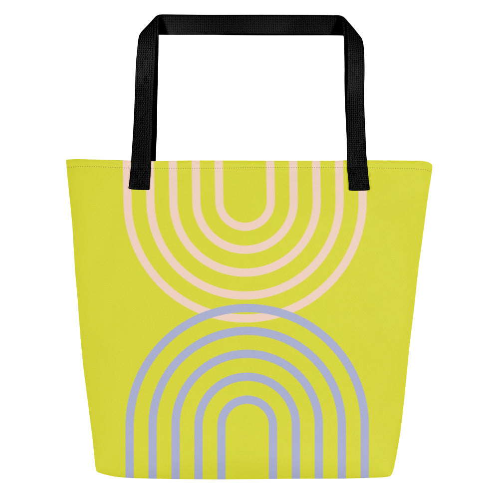 METRO All-Over Print Large Tote Bag