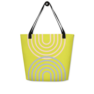 METRO All-Over Print Large Tote Bag