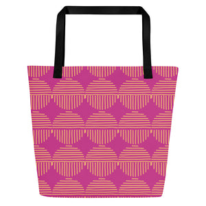 SOHO All-Over Print Large Tote Bag