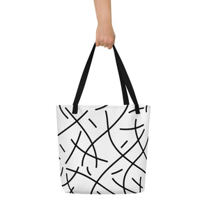 VOGUE All-Over Print Large Tote Bag